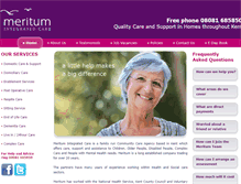 Tablet Screenshot of meritum.org.uk
